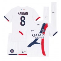 Paris Saint-Germain Fabian Ruiz #8 Gostujuci Dres za djecu 2024-25 Kratak Rukav (+ Kratke hlače)